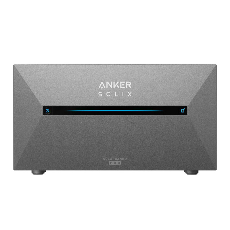 Anker Solix Solarbank 2 PRO 1600Wh 800W unité de stockage d'énergie avec micro-onduleur