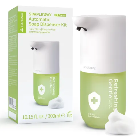 Dispensador automático de jabón de espuma SIMPLEWAY con líquido