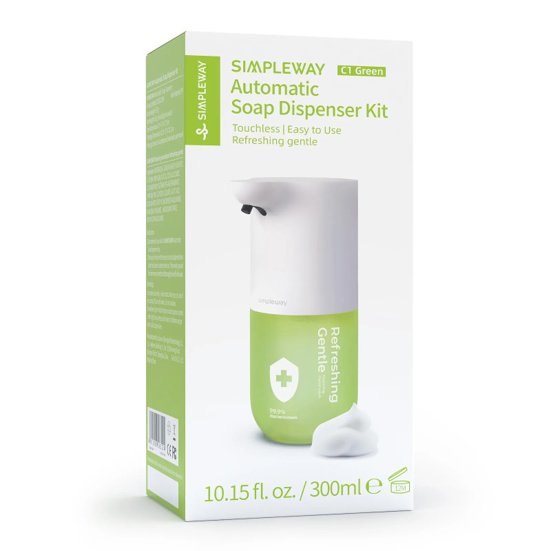 Dispensador automático de jabón de espuma SIMPLEWAY con líquido