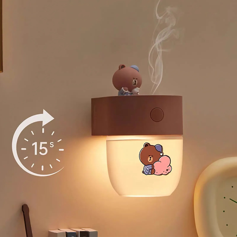 SIMPLEWAY Difusor automático de aceites esenciales para aromaterapia con luz LED nocturna