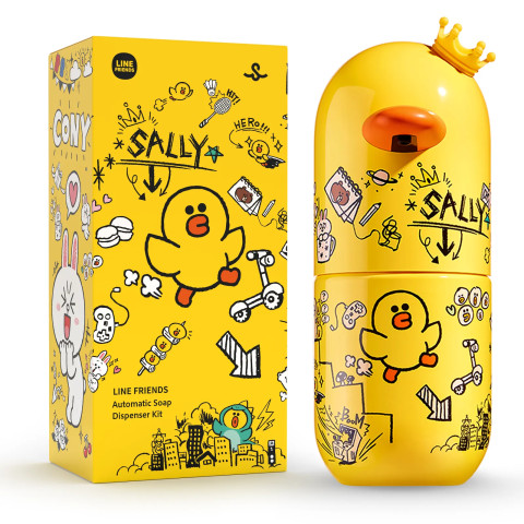 SIMPLEWAY Dispensador automático de espuma de jabón para niños