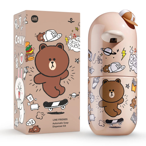 SIMPLEWAY Dispensador automático de espuma de jabón para niños