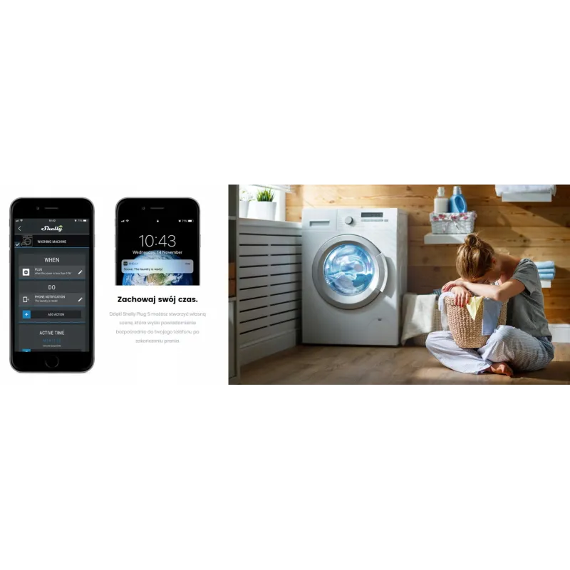 Shelly Plug S 12A Smart Wifi Outlet with power measurement