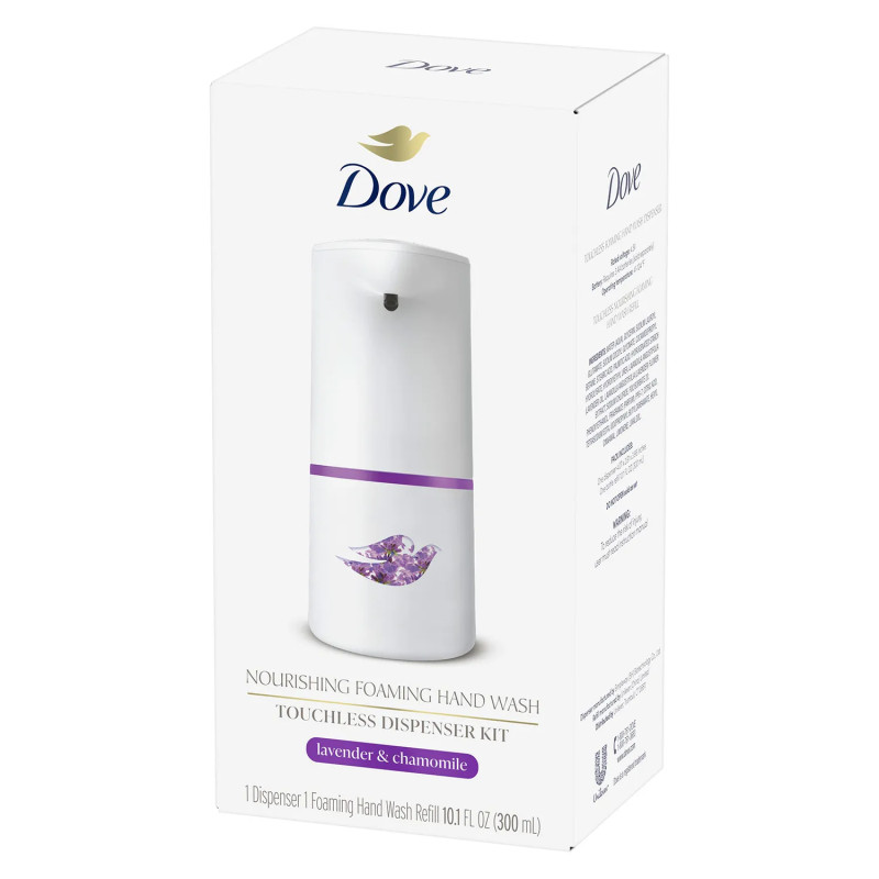 Distributore automatico di schiuma di sapone Dove Touchless