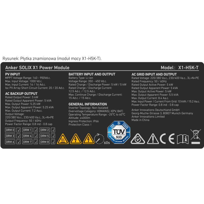 Anker Solix X1 Hybrid 3-phase energy storage system