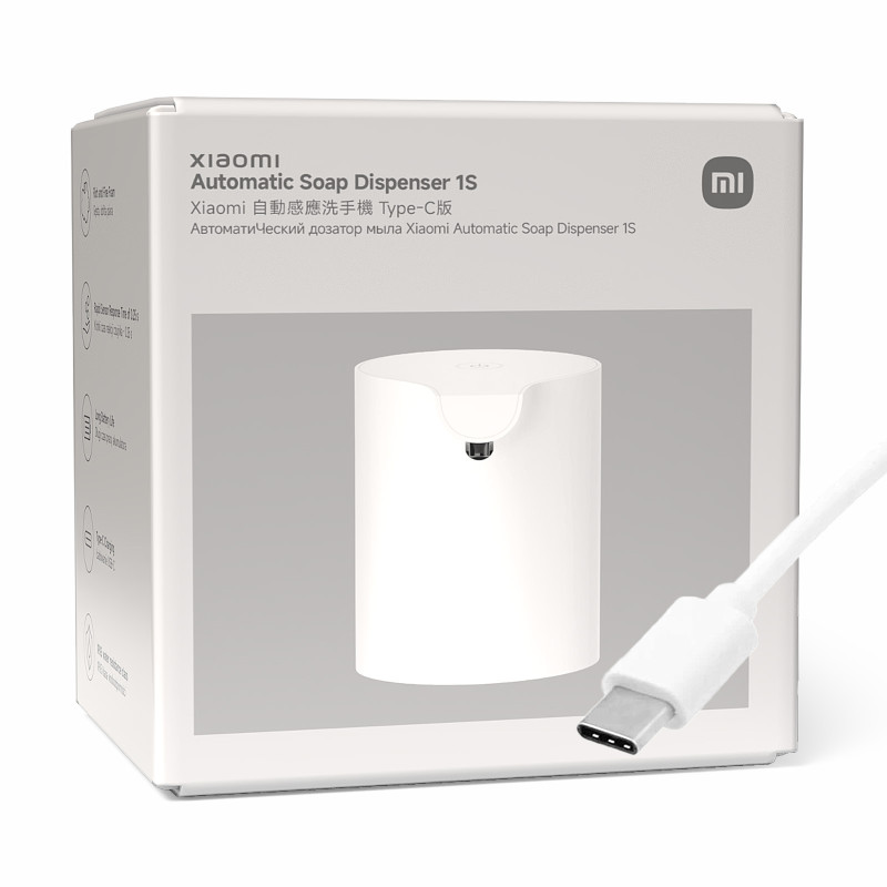 XIAOMI 1S Automatic Foam Soap Dispenser USB-C Charging SET with soap