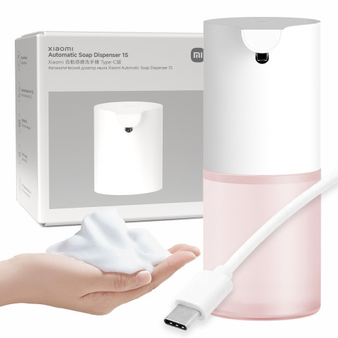 XIAOMI 1S Distributeur automatique de savon mousse rechargeable USB-C KIT avec savon
