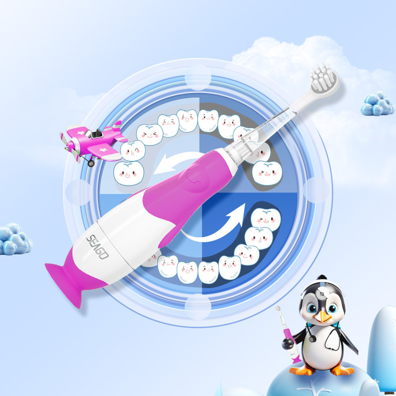 Seago Szczoteczka soniczna dla dzieci baby SG-513 0-3 lata