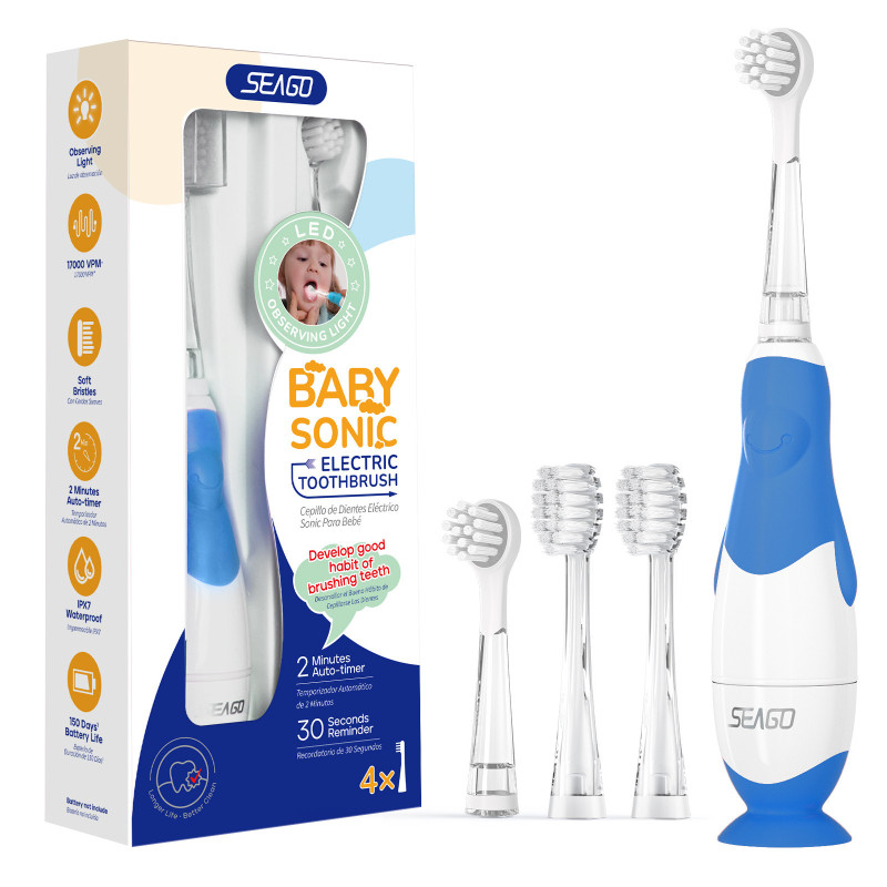 Seago sonic toothbrush for babies baby 0-3 years old