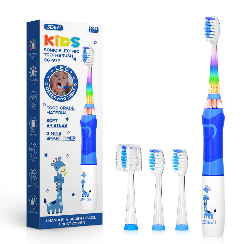 Seago Sonic toothbrush for children 3-12 years old