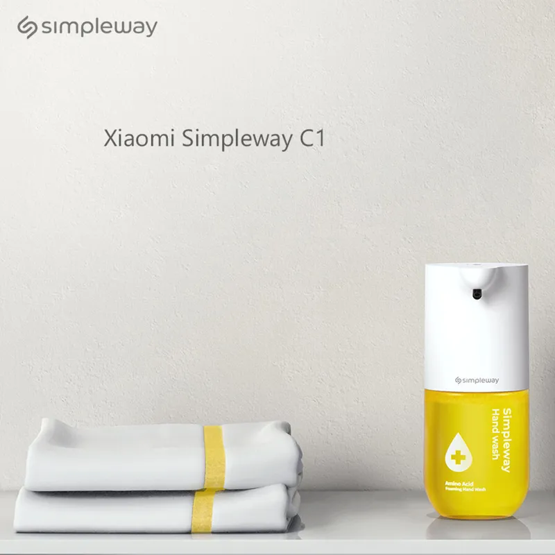 Dispenser automatico di sapone in schiuma SIMPLEWAY con sapone, USB-C