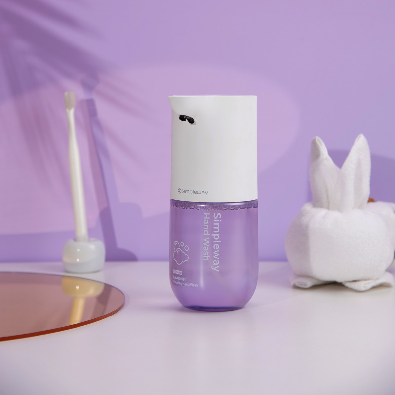 Distributeur automatique de savon mousse SIMPLEWAY avec savon, USB-C