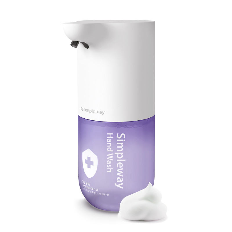 Distributeur automatique de savon mousse SIMPLEWAY avec savon, USB-C