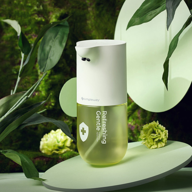 SIMPLEWAY Automatic Foam Soap Dispenser with Soap, USB-C