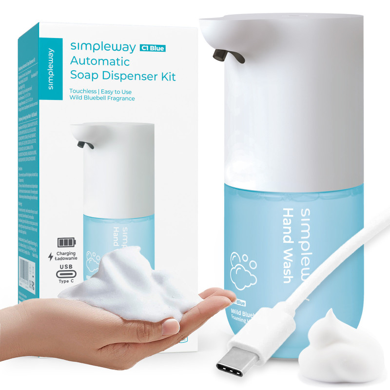 SIMPLEWAY Distributore automatico di sapone in schiuma con liquido