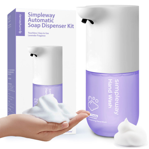 Dispensador automático de jabón de espuma SIMPLEWAY con líquido